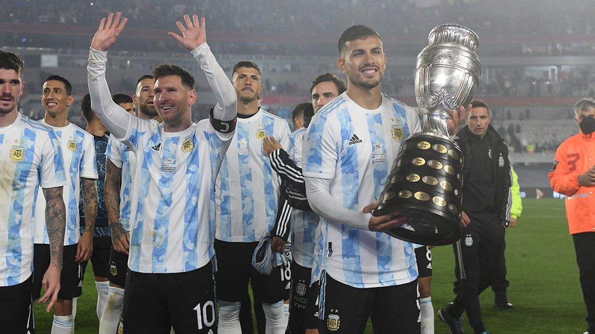 El seleccionado festejó después de ganarle a Bolivia por Eliminatorias.