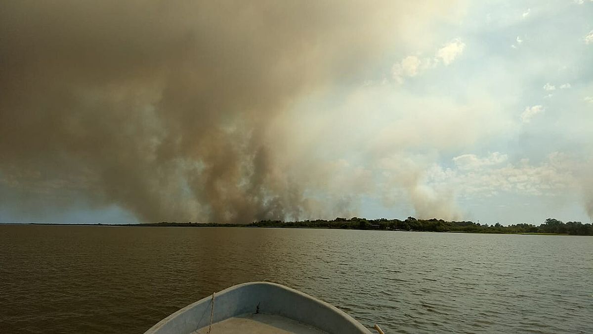 Un incendio afectó 600 hectáreas en los Esteros del Iberá