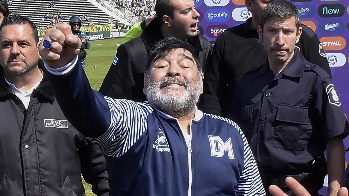 Diego Maradona se sumó a un desafío de Instagram.