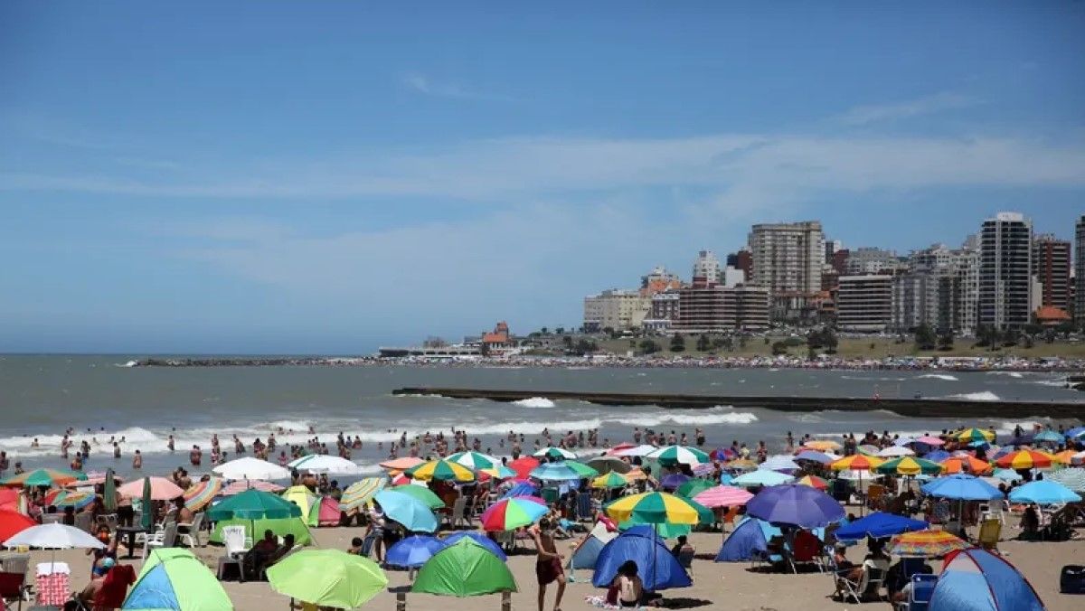 Mar del Plata finaliza el primer fin de semana del año con excelente clima y muchos turistas