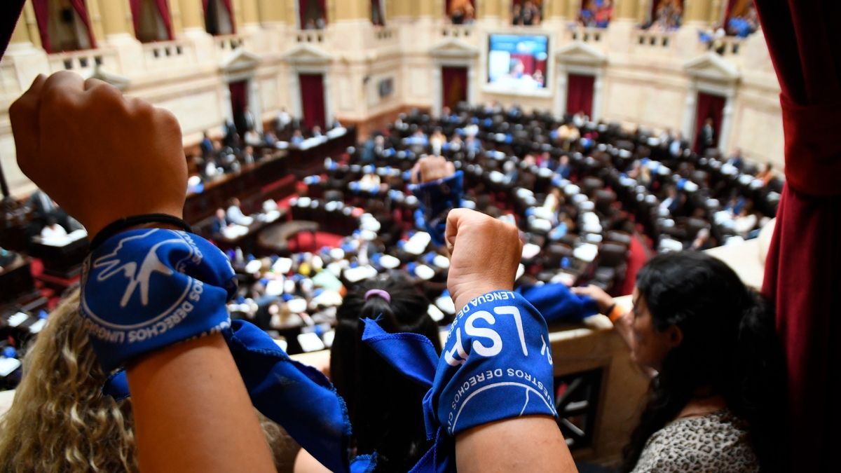 Diputados aprobó y giró al Senado el proyecto que reconoce a la Lengua de Señas Argentina