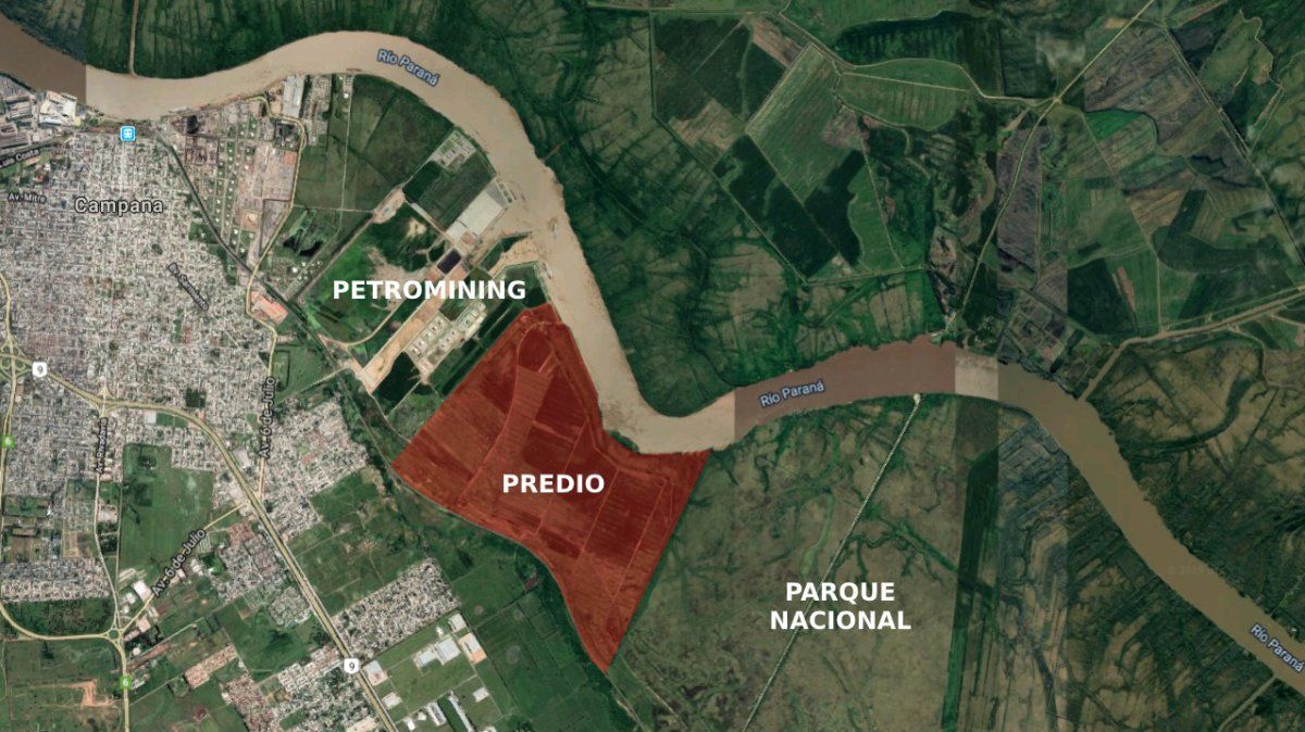 El predio de 411 hectáreas que pretende sumar la empresa Petromining s.a. linda con el Parque Nacional Ciervo de los Pantanos