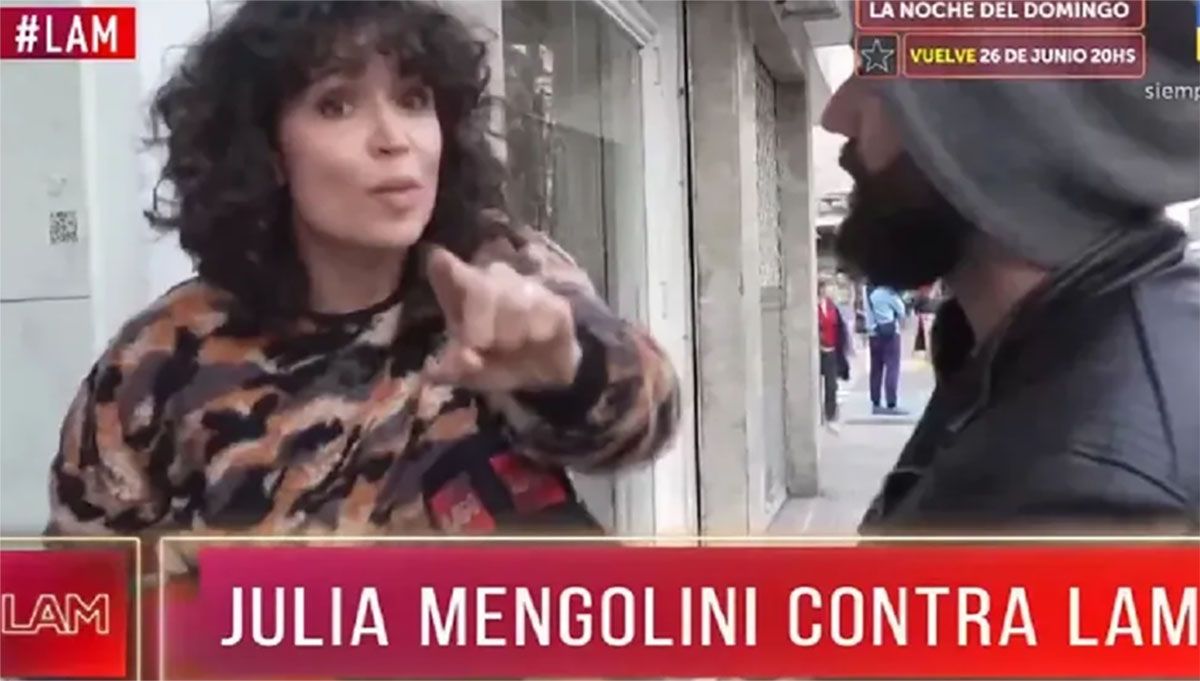 Julia Mengolini: Son unos HDP