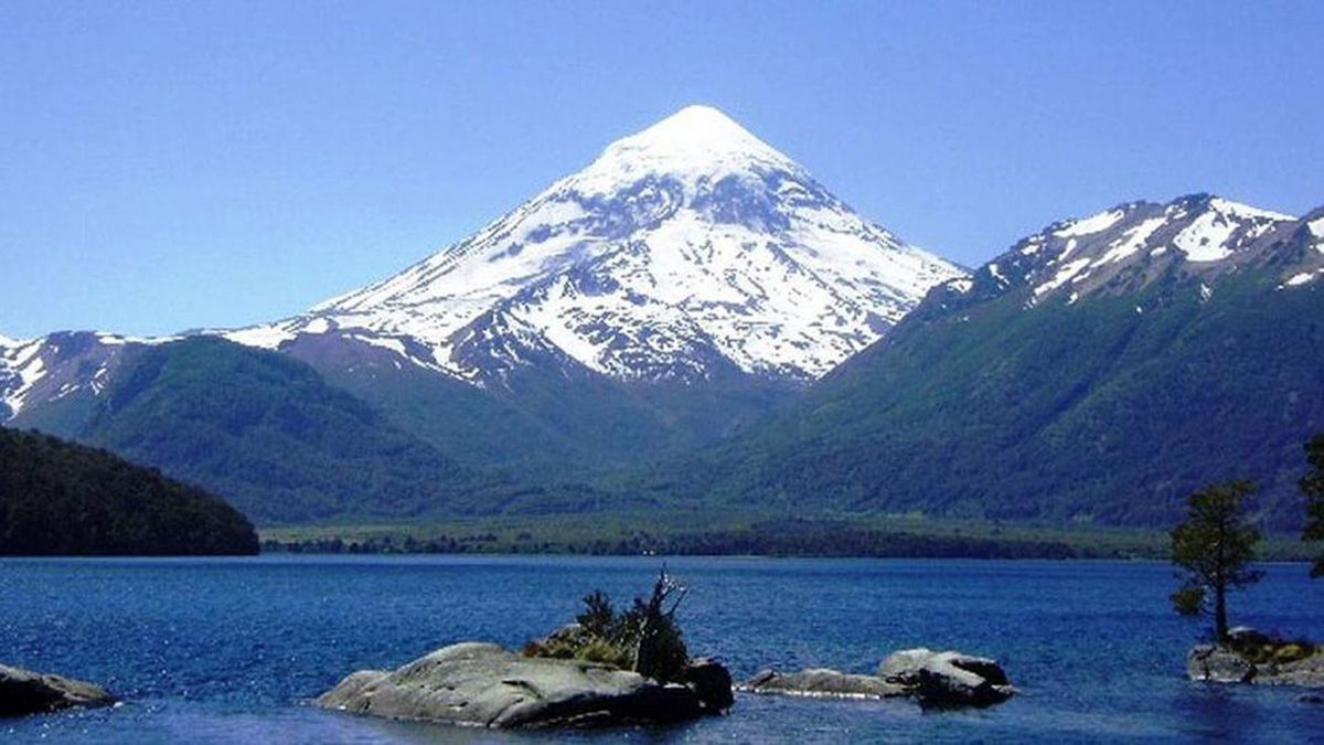 El volcán Lanín se encuentra en Neuquén.