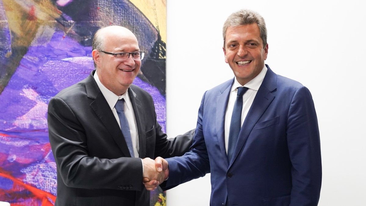 Sergio Massa y el nuevo presidente del Banco Interamerciano de Desarrollo