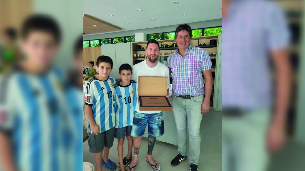 Messi fue declarado ciudadano ilustre de Funes: Gracias por el cariño de siempre