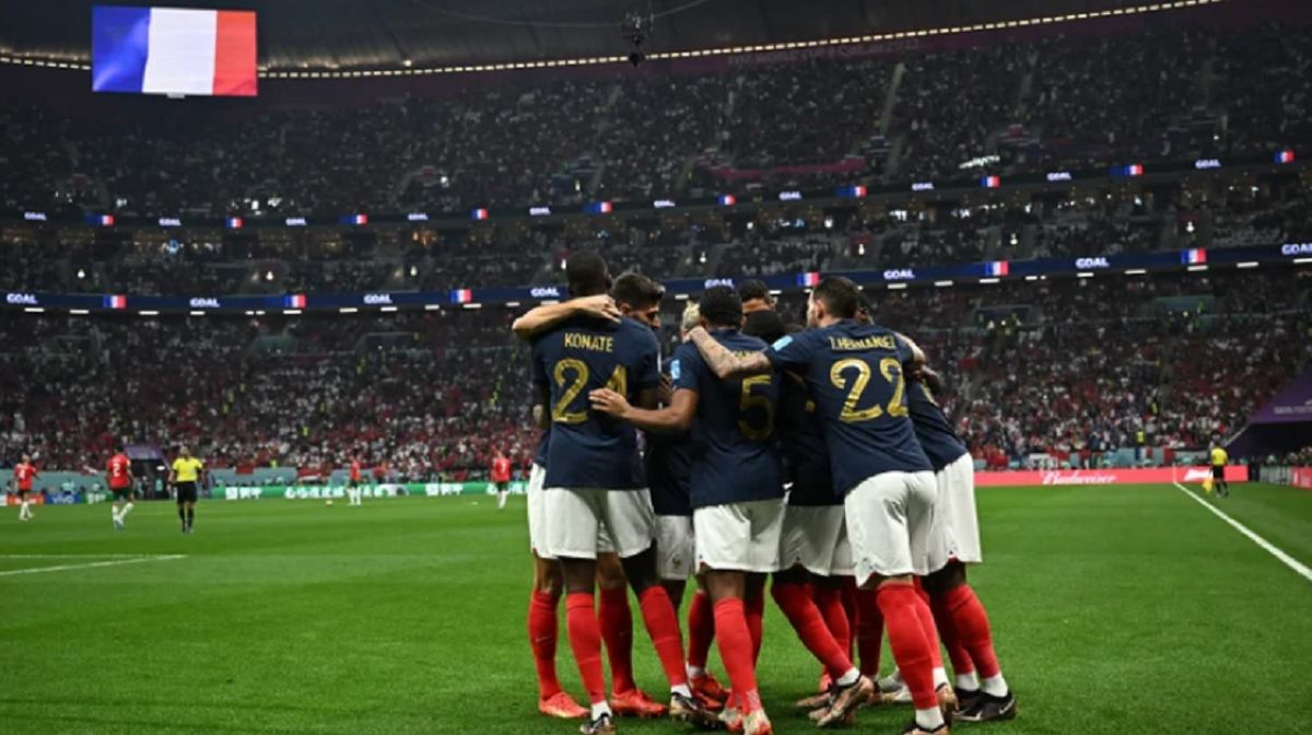 Francia le ganó a Marruecos y enfrentará a Argentina el domingo